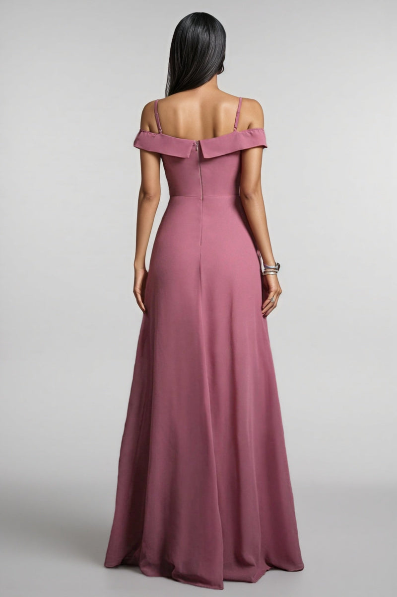 Vani Simple Halter Maxi Dress