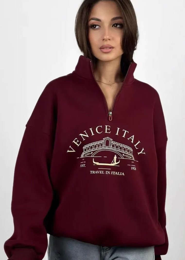 Venice Italia Quarter-zip Sweatshirt