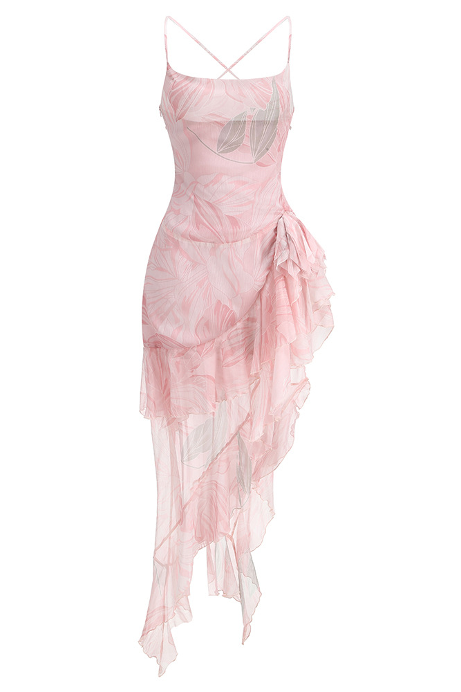 Una Backless Split Maxi Dress