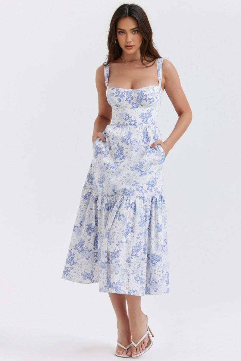 Pora A-line Cake Maxi Dress