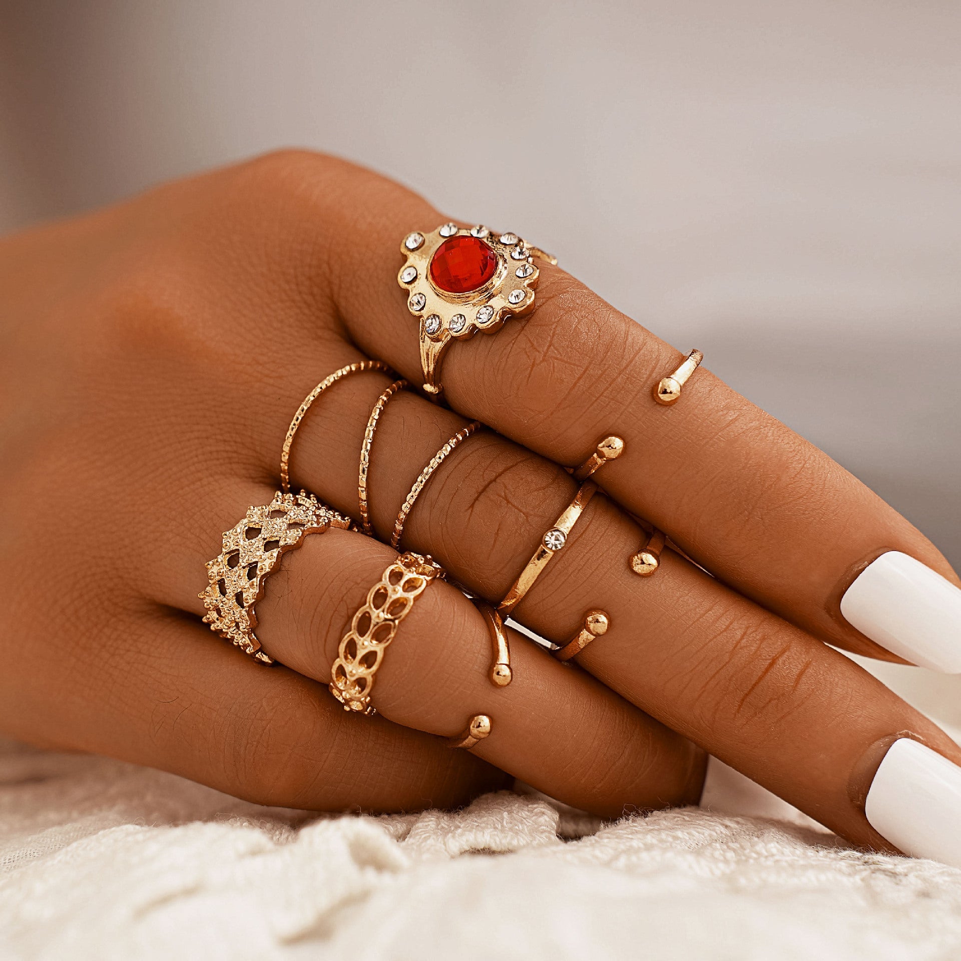 Delicate Artisan Gold Set