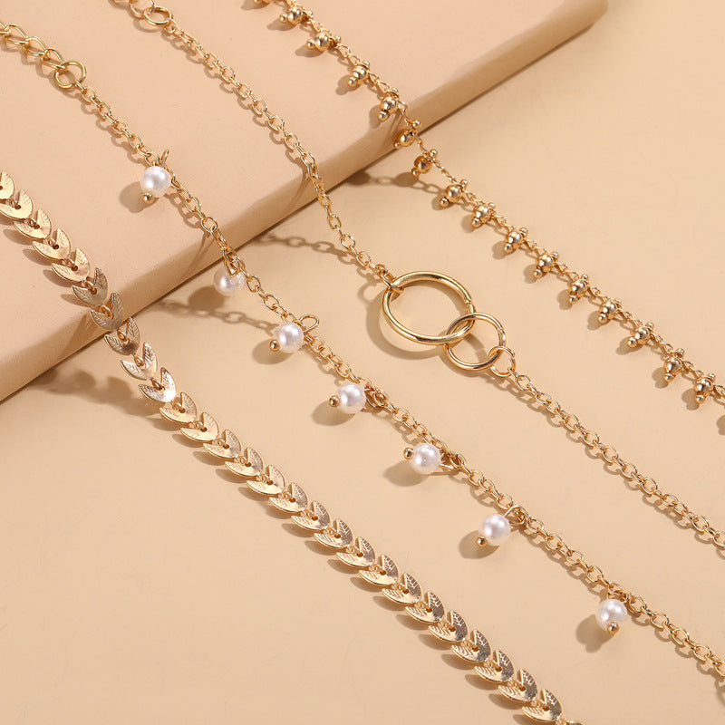 Romantic Pearl Anklet for Special Moments