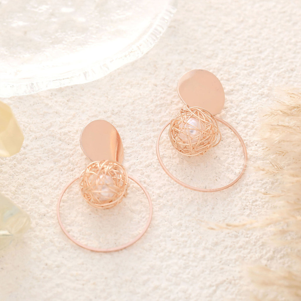 Vintage Handmade Pearl Earring