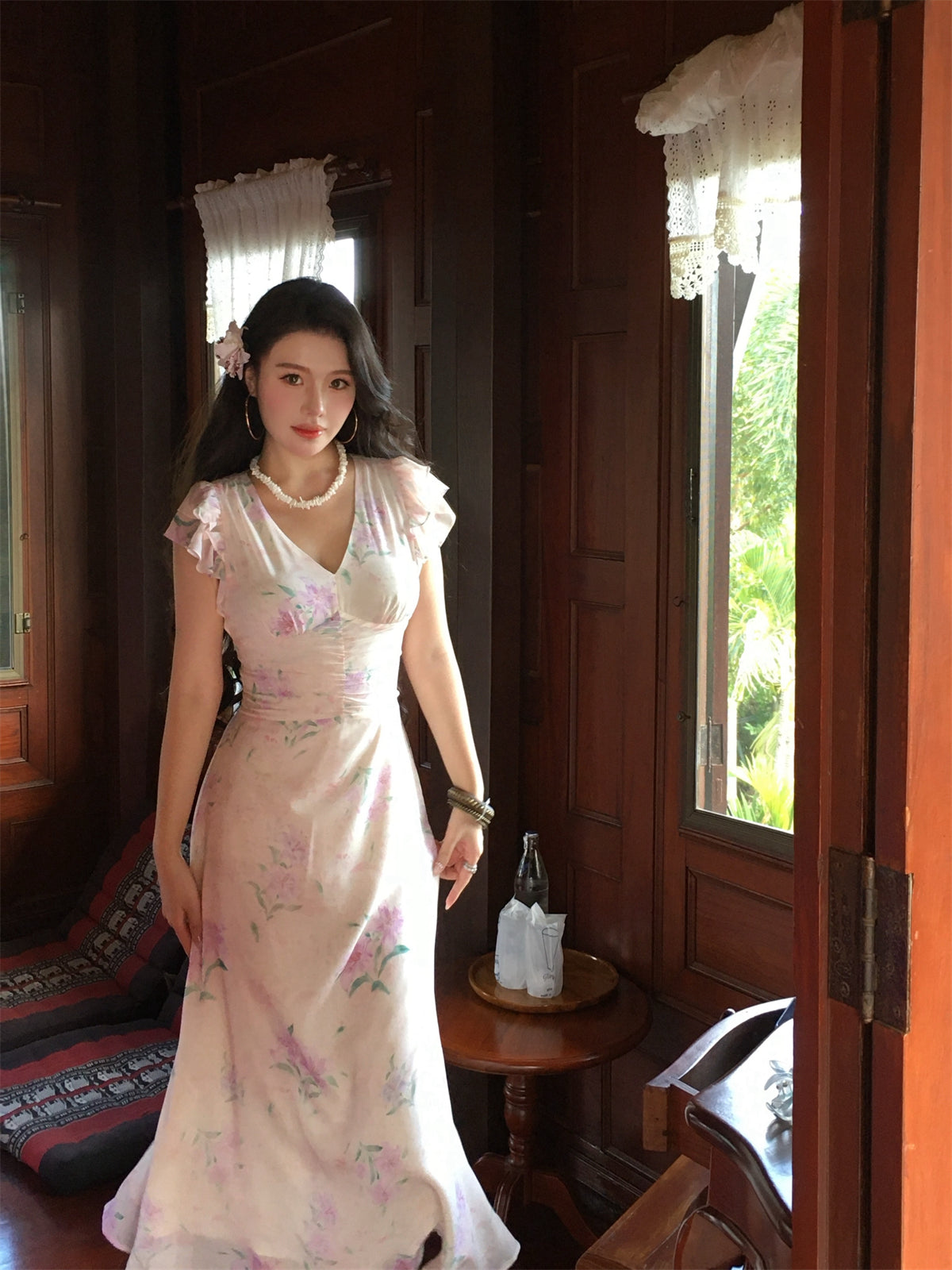 French Romantic Maxi Dress _ Long Gown for Spring Gunne Sax Dress