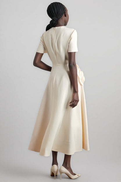 Loria 3d Patchwork Maxi Dress