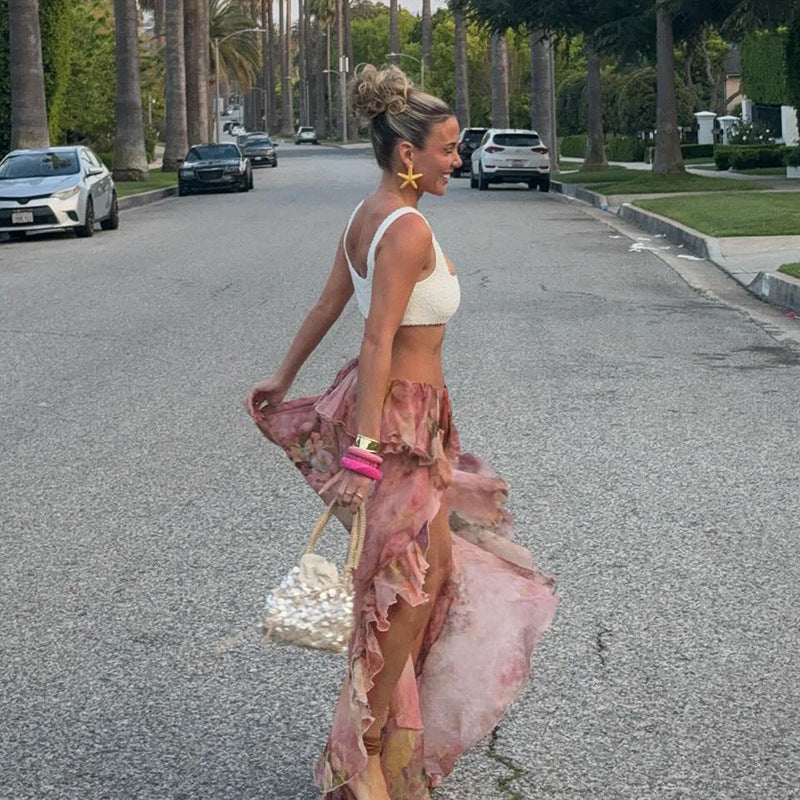 Alessia | Ruffled Skirt