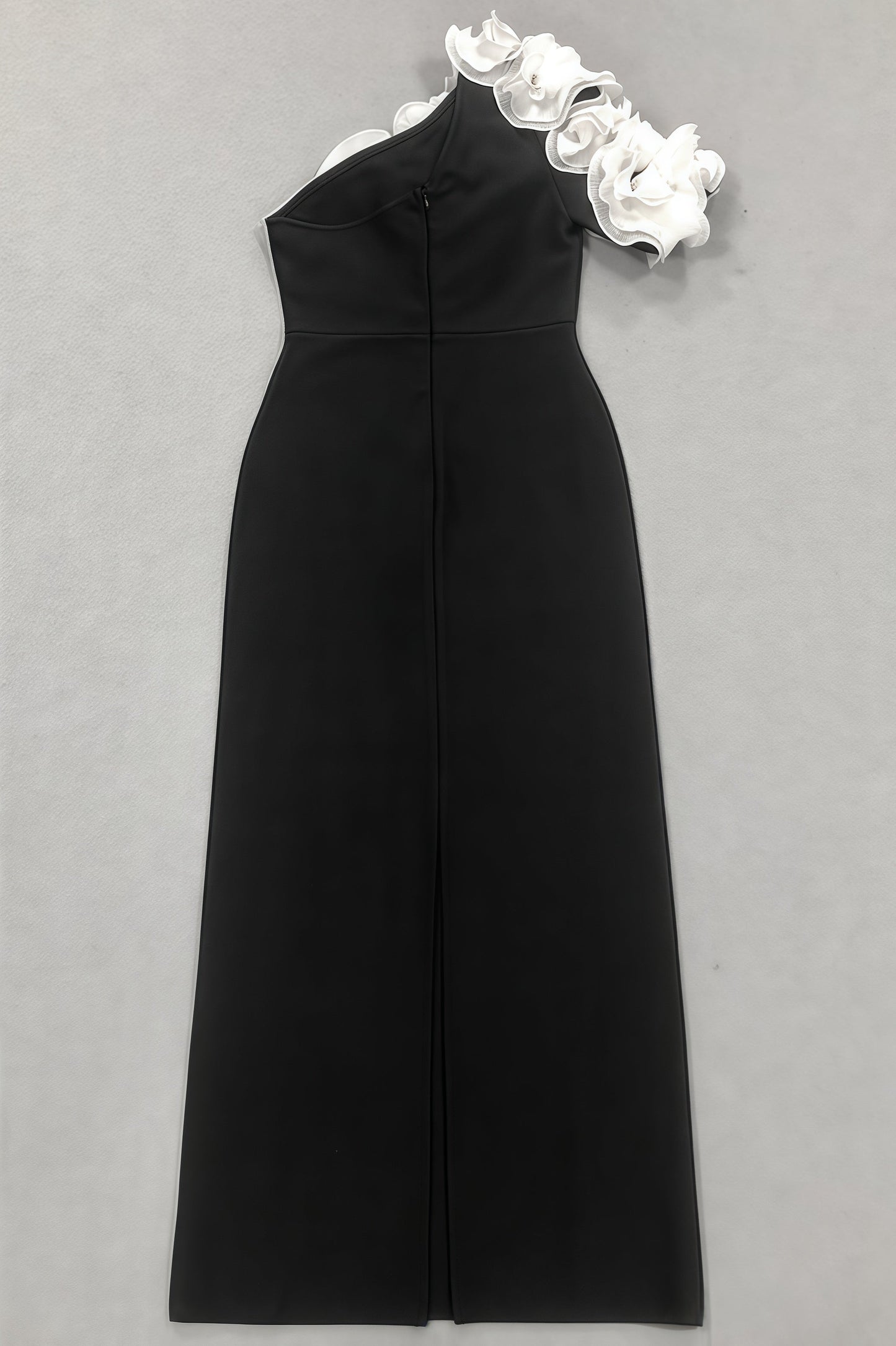 Zephyr Black 3d Midi Dress