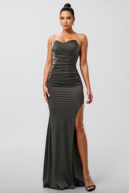 Thelonious Sheath Fishtail Maxi Dress