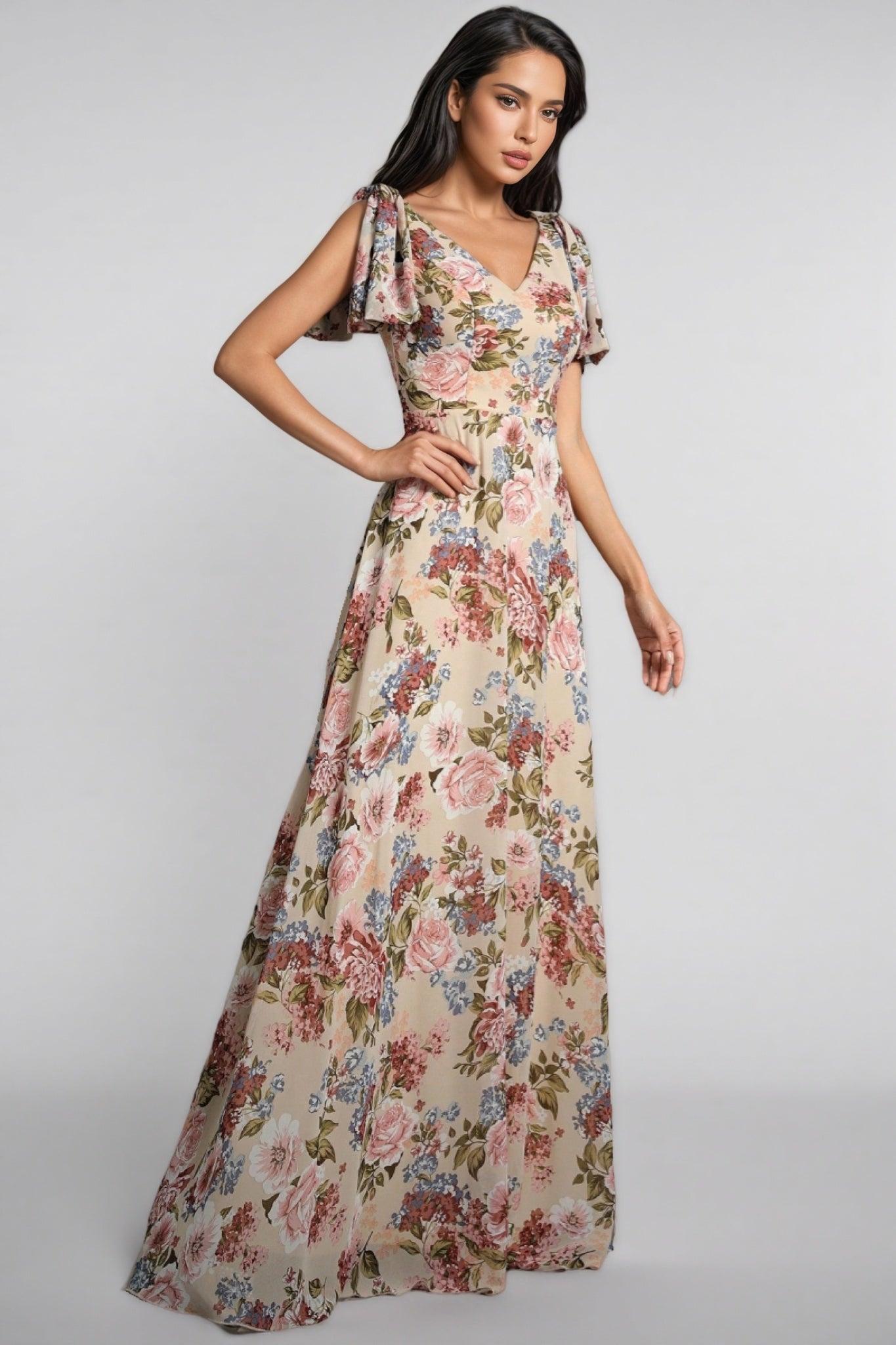 Rosia A-line Maxi Dress