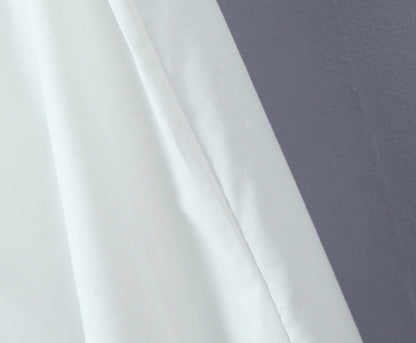 White – Sleeveless Cardigan Dress