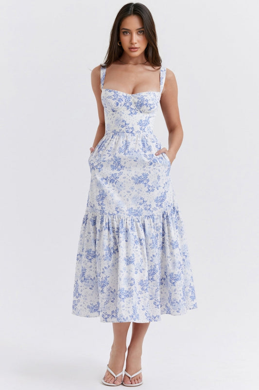 Pora A-line Cake Maxi Dress