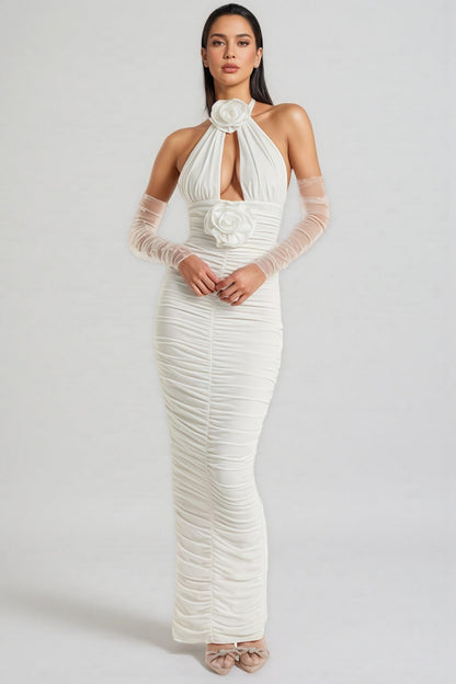 Wooh 3d Neck Maxi Dress