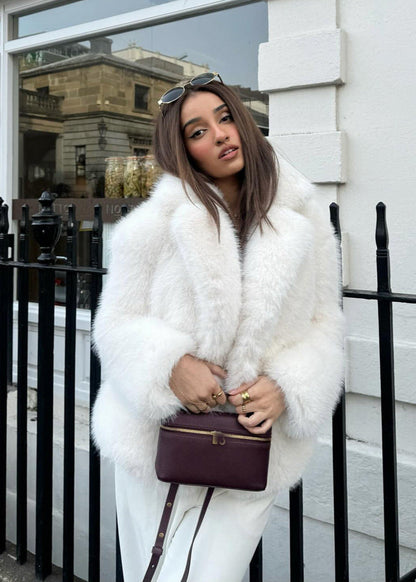 Vienna Luxe Faux Fur Coat – Soft Short Winter Jacket