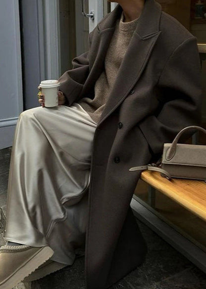 Victoria - Double-breasted Wool Overcoat
