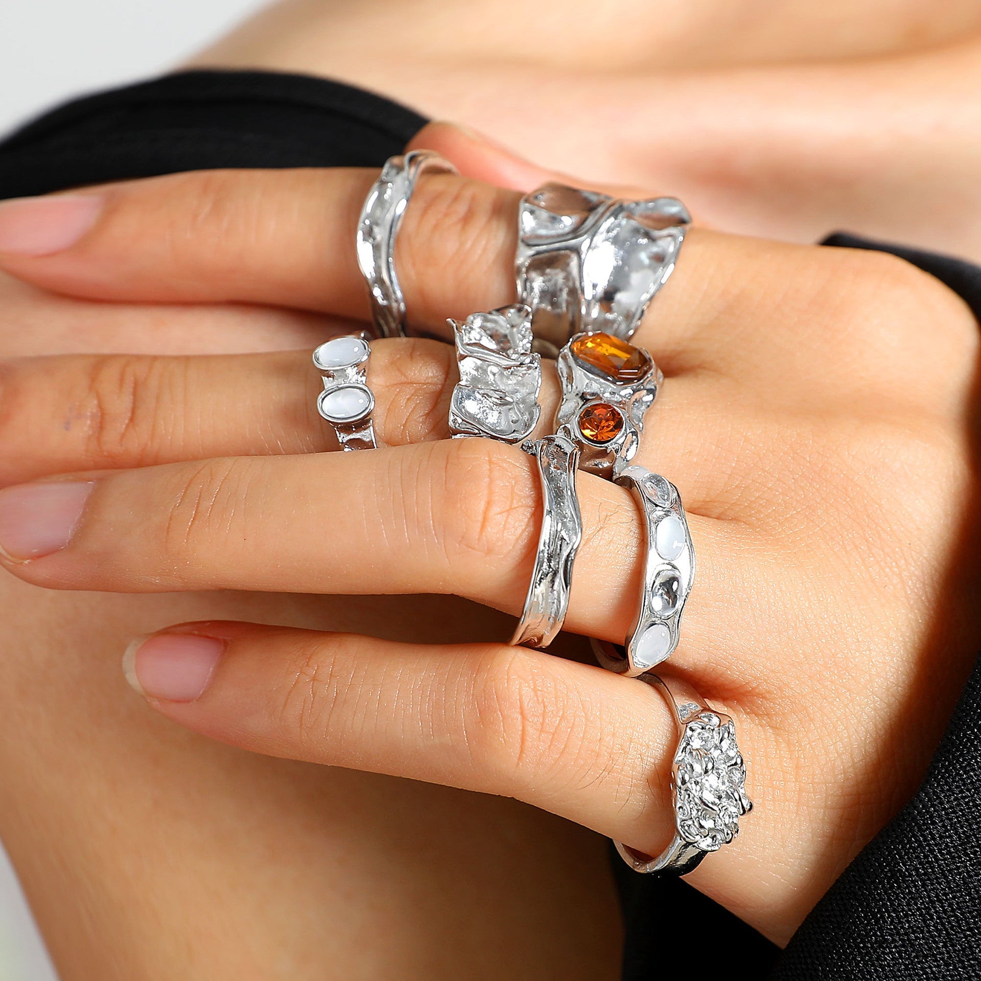 Beautiful Gold Set with Unique Style