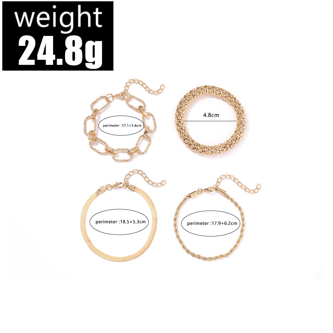 Beautiful Gold Set with Unique Style