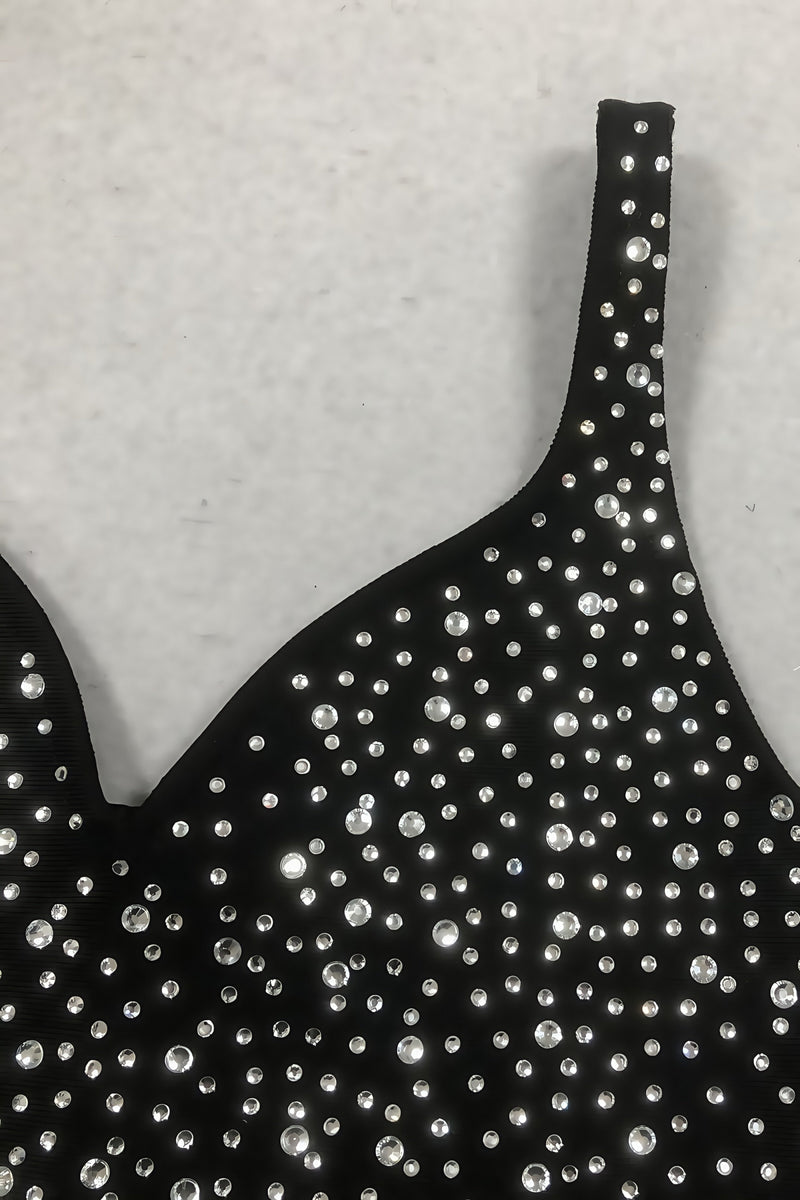 Fawke Rhinestone Sleeveless Maxi Dress