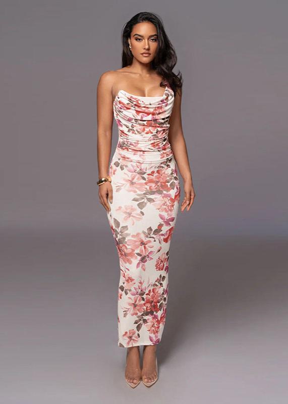 Elegance One-shoulder Midi Dress