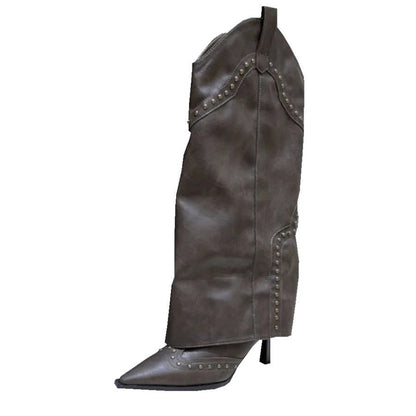 Stiletto Summer Retro High Pants Minority Boots