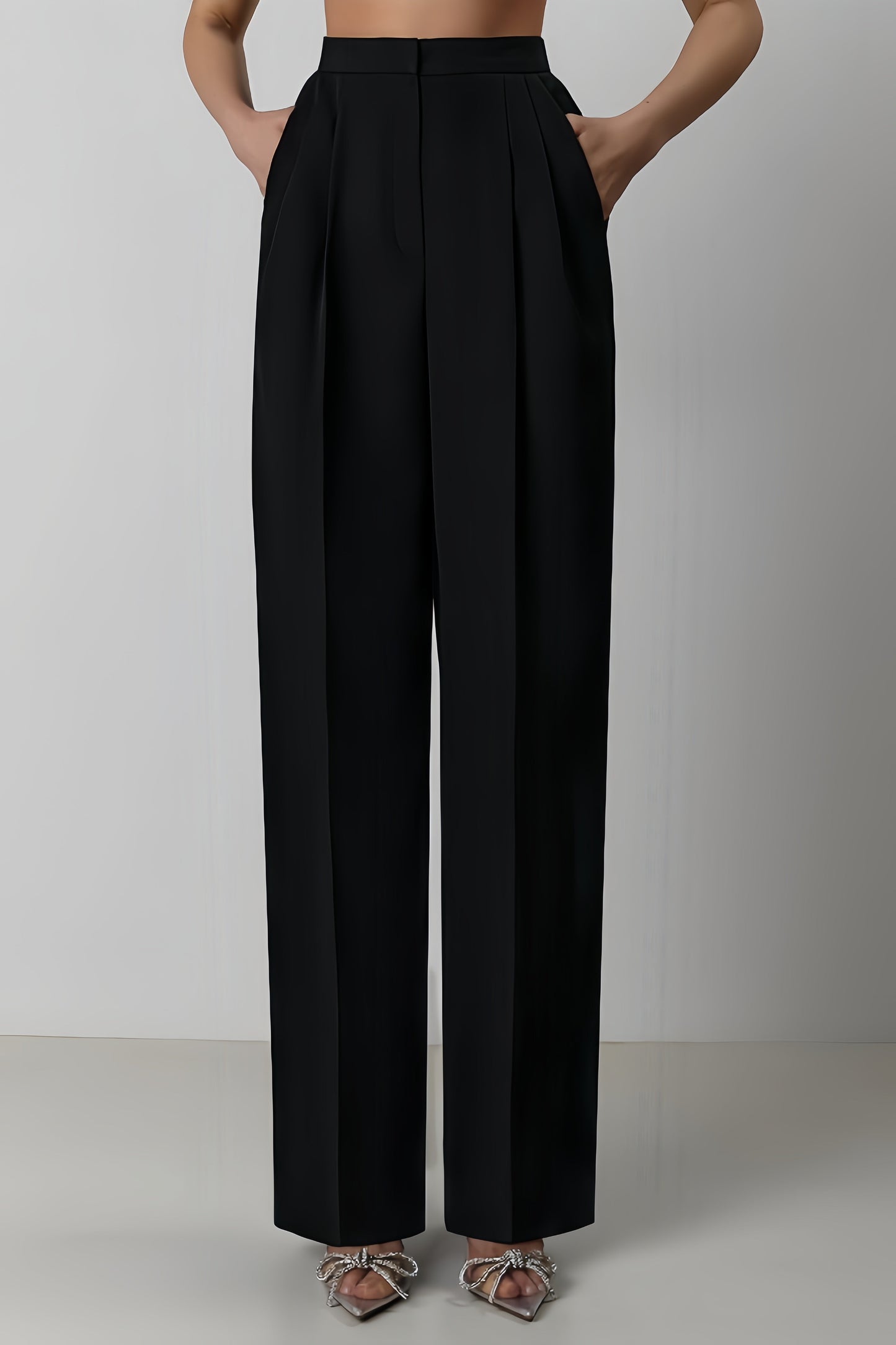Rupok Feather Suit Trousers Two-piece Set