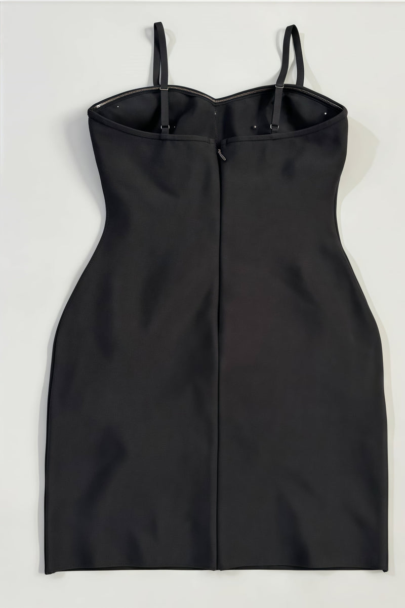 Zarelk Rosebud Bandage Mini Dress