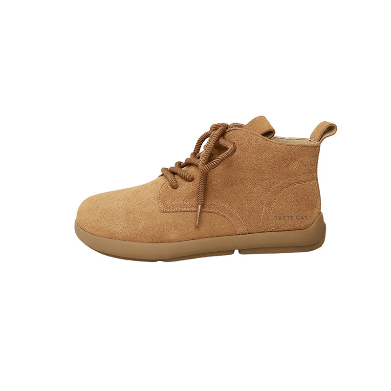 Genuine Flat Retro Easy Matching Boots