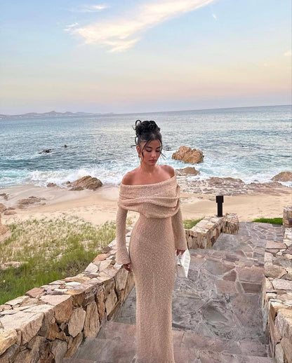 Nayara | Off Shoulder Maxi Dress