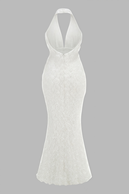 Dorirs Deep V 3d Maxi Dress