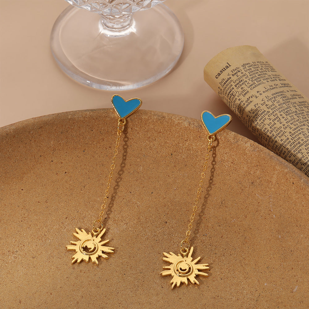 Vintage Handmade Gold Earring