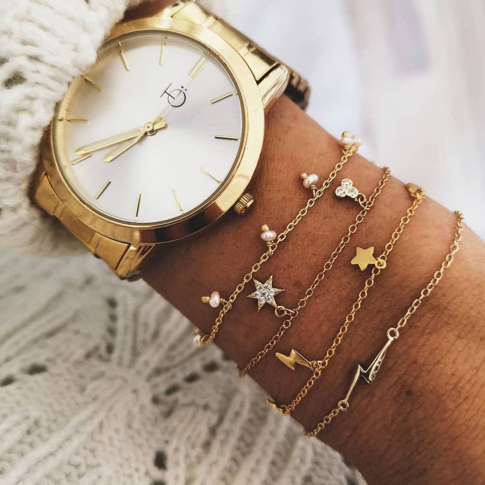 Delicate Artisan Pearl Bracelet