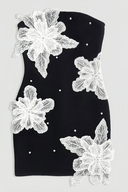 Fari Beaded Knit Mini Dress