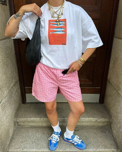 Oversized Harajuku Fruits T-shirt