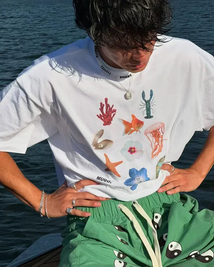 Oversized Harajuku Fruits T-shirt