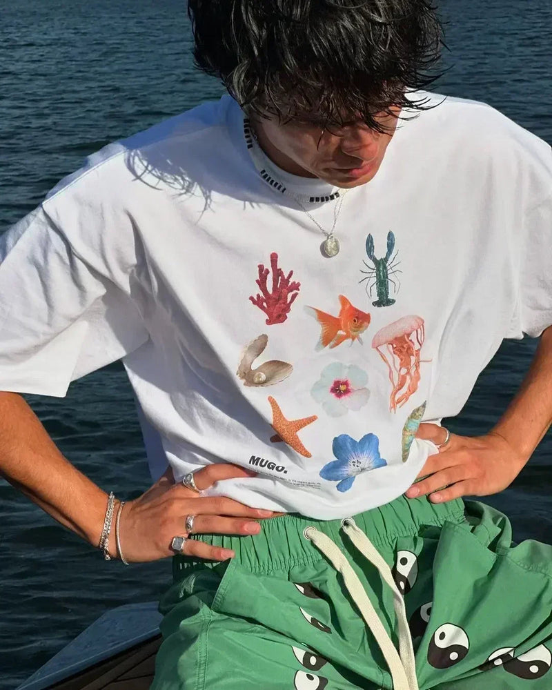 Oversized Harajuku Fruits T-shirt