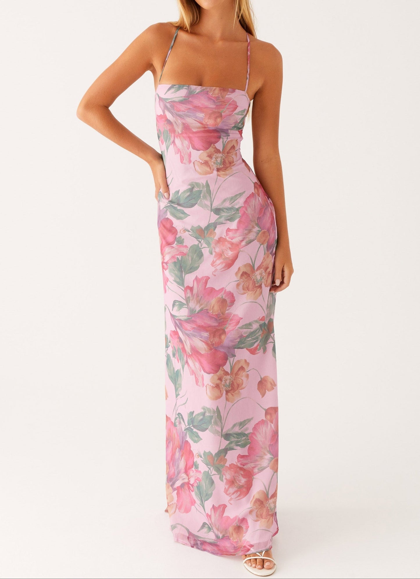 Agnesina Maxi Dress - Pink