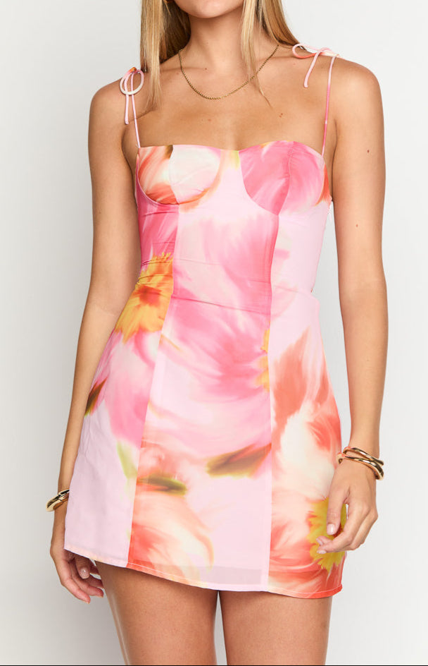 Isabella Pink Kisses Mini Dress