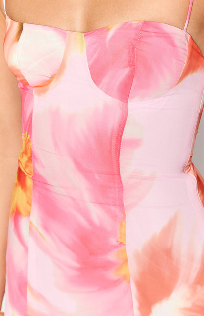 Isabella Pink Kisses Mini Dress