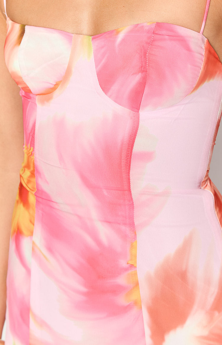 Isabella Pink Kisses Mini Dress