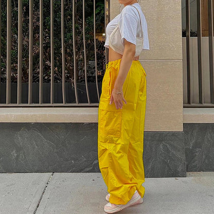 Pink Jogger Tech Low Waist Cargo Pant