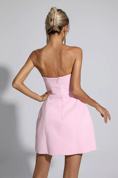 Poppy Pink Mini Dress