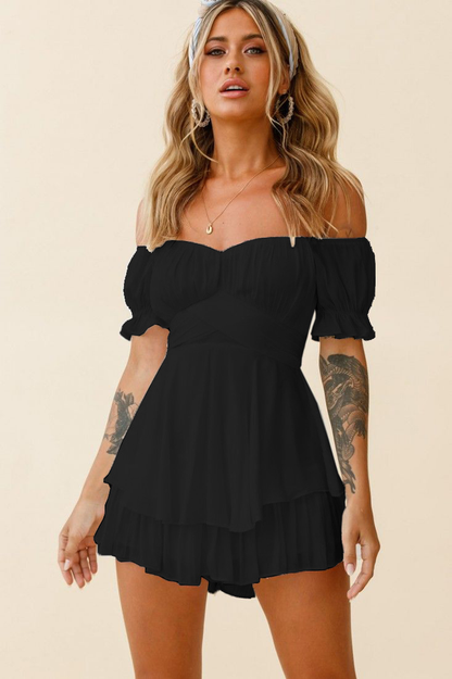 Off Shoulder Romper