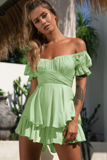 Off Shoulder Romper