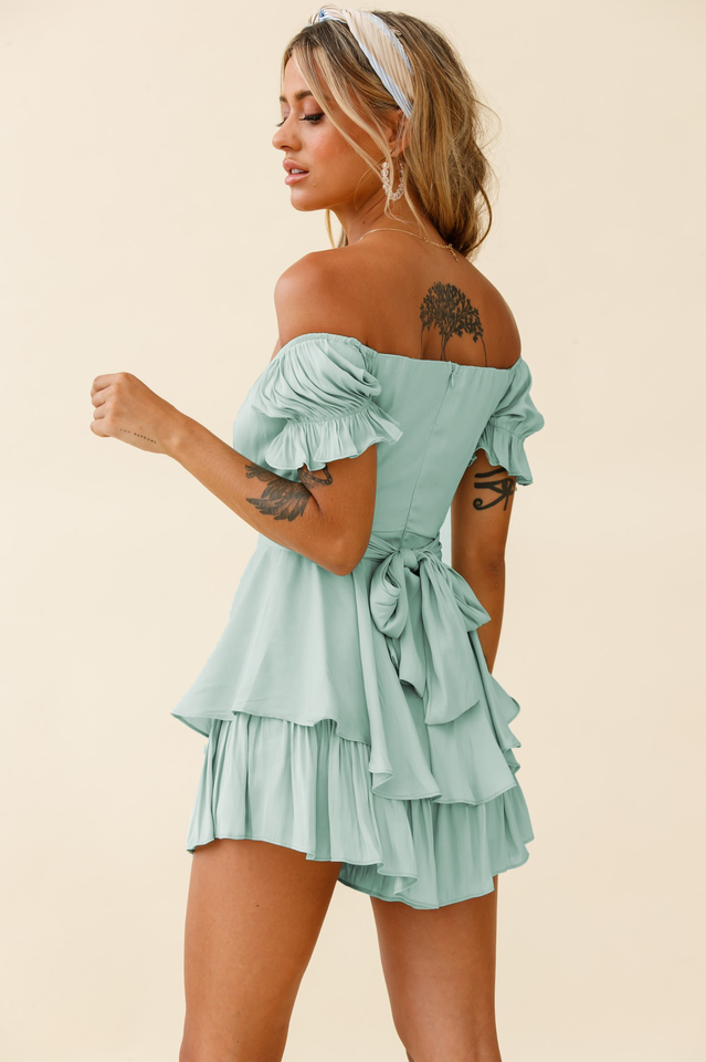 Off Shoulder Romper