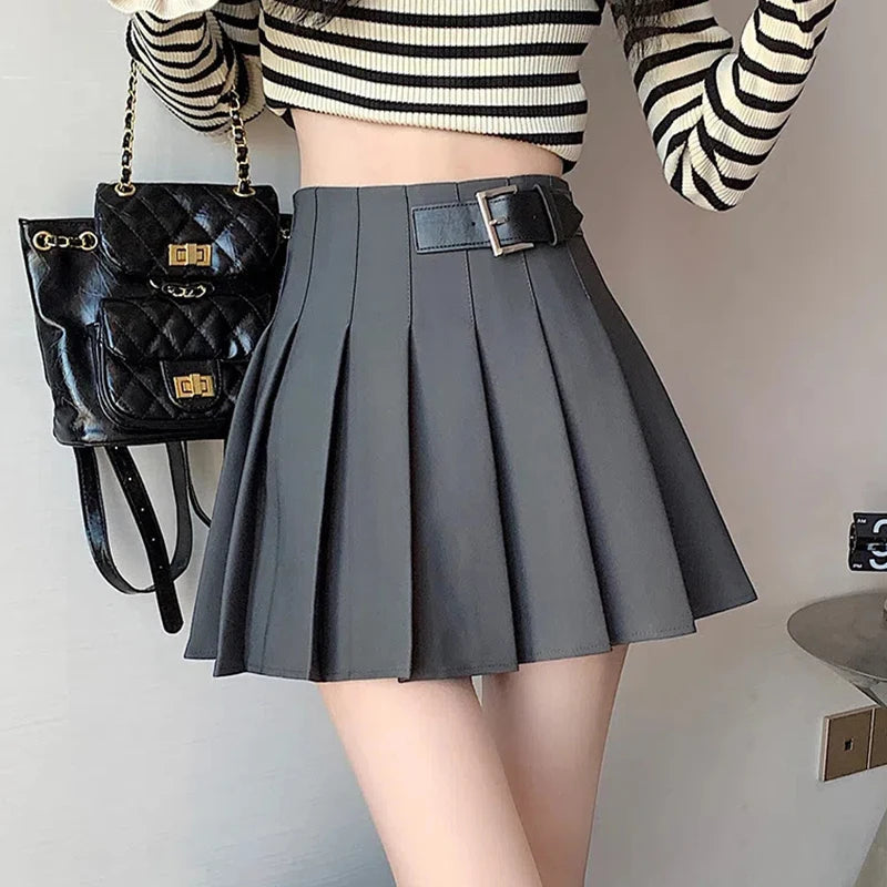 Dressbetty - Fashionable High Waist Spring Summer Pleated Skirt