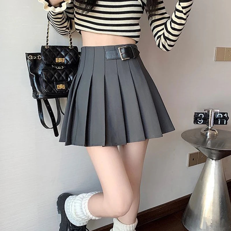 Dressbetty - Fashionable High Waist Spring Summer Pleated Skirt