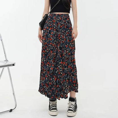 Dressbetty - Korean Print Long Skirt