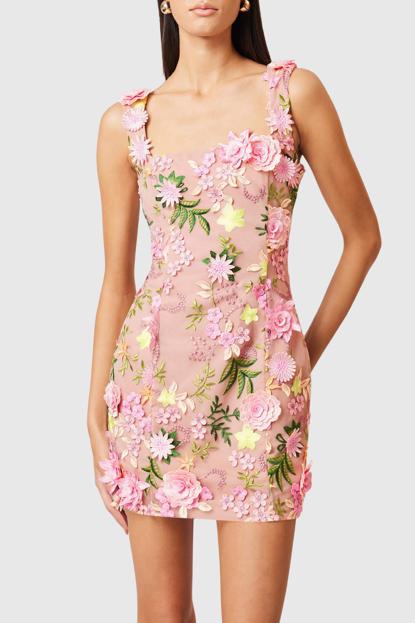 Rudima Appliqué Mini Dress