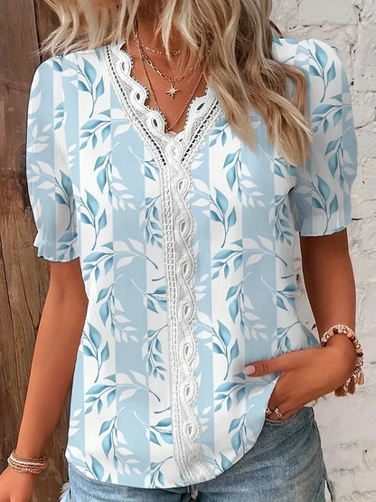 Ruffle Print T-shirt