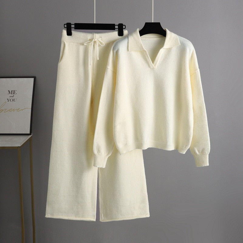 Ailani Sweater + Pants Suit