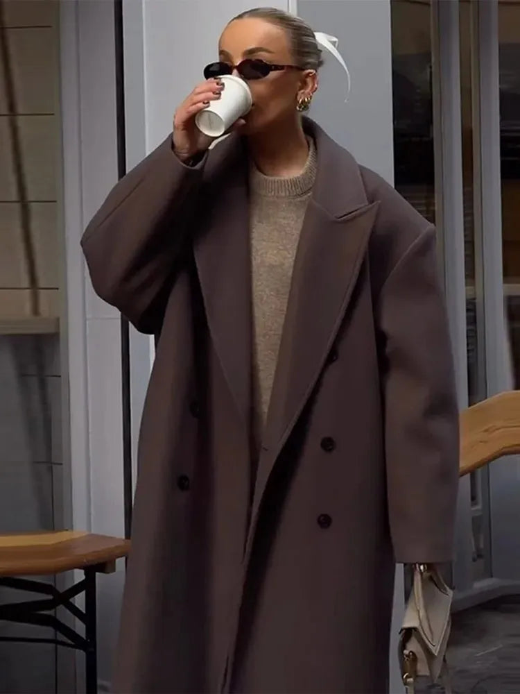 Sienna - Turn-down Collar Coat